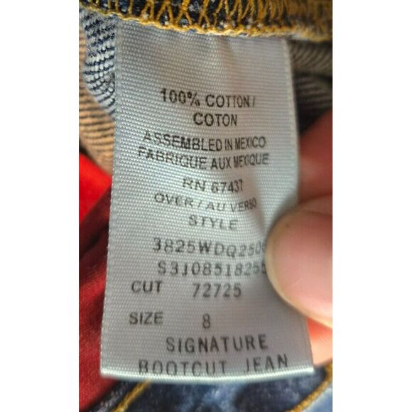 Vtg Polo Ralph Lauren‎ Women's Jeans Size 8 Blue Signature Bootcut Denim (30x30) - Picture 9 of 11